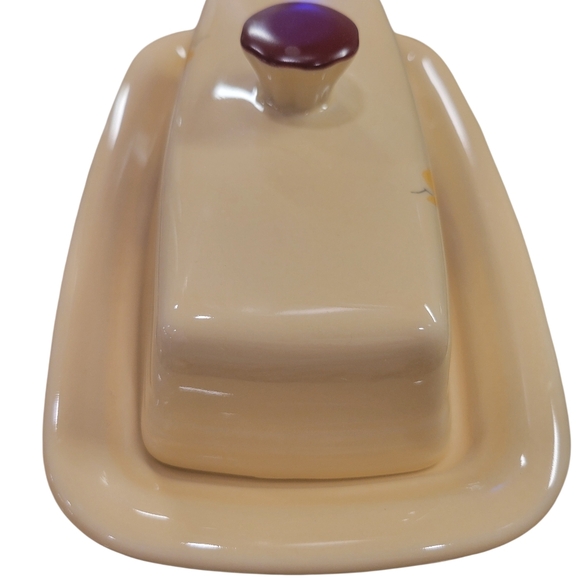 Fiesta HLCCA 2017 Conference Exclusive Clematis Butter Dish Fiestaware - Picture 7 of 7